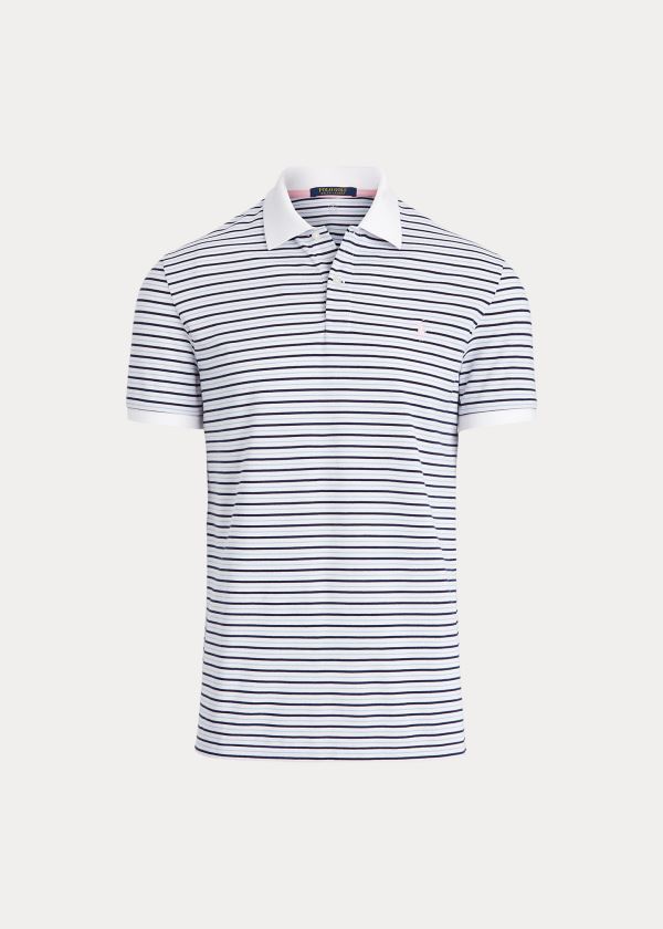 Ralph Lauren Custom Slim Performance Polo Herre Danmark (NPQFG2857)